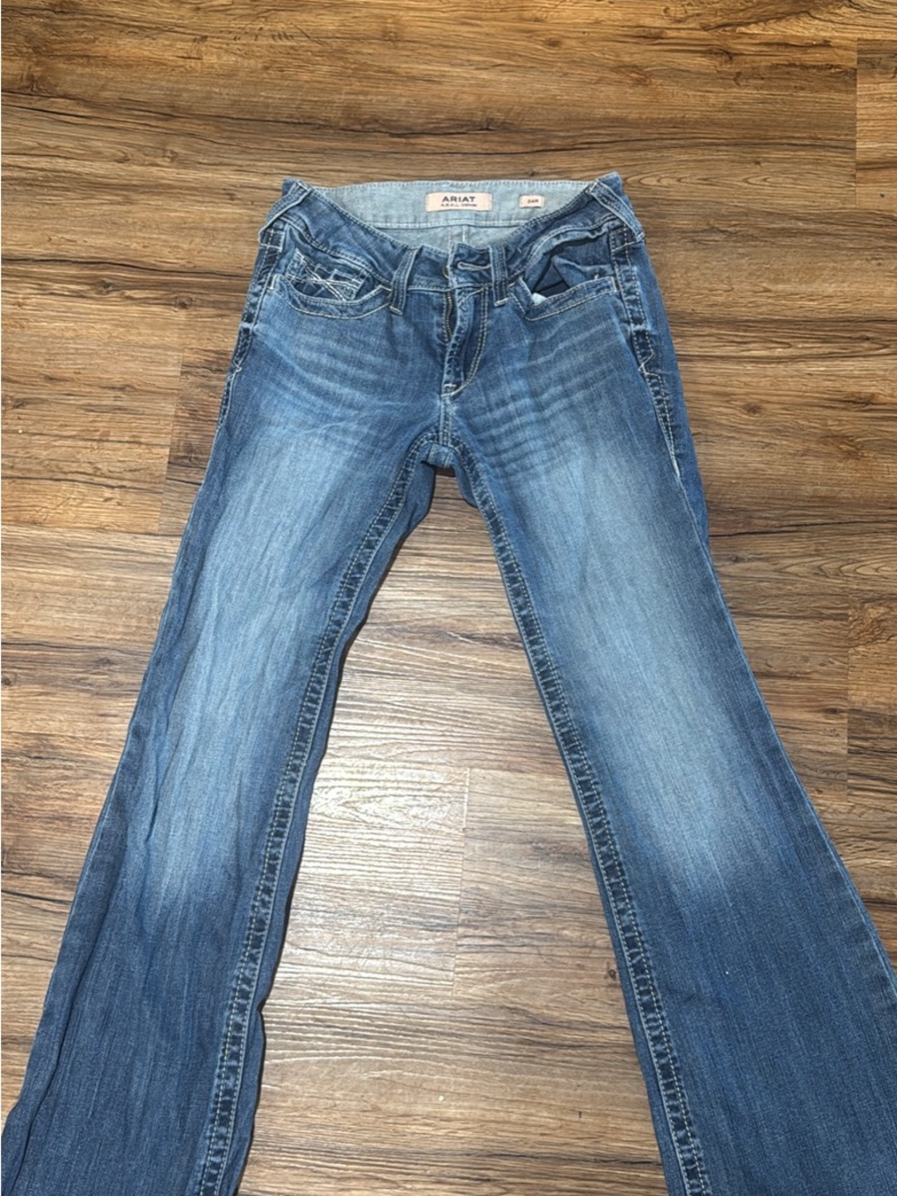 Ariat Women's Faded Blue Flare Jeans